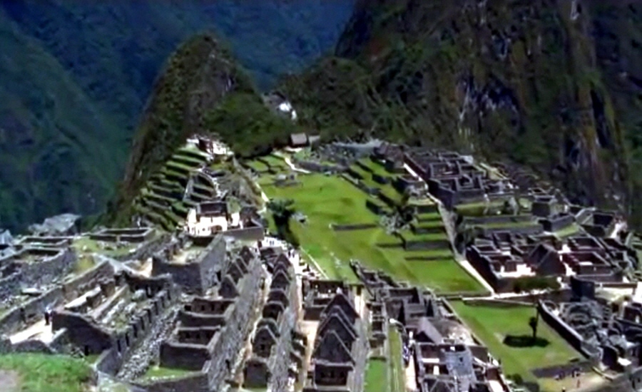 Место посадки летательных аппаратов на вершине Мачо-Пикчу