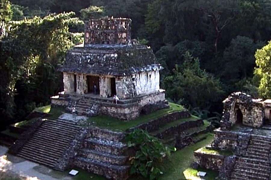 Тайны развалин большого майянского города Паленке