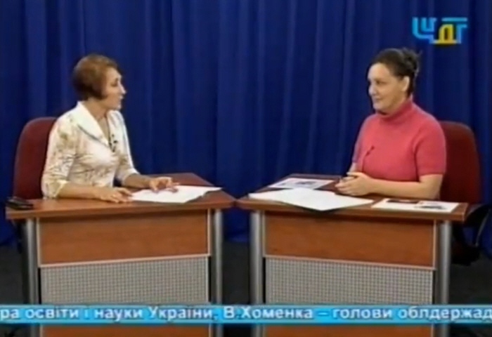 Татьяна Морозова в программе Диалог на украинском ТВ в 2010 году